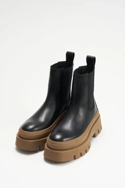 COPENHAGEN STUDIOS Stiefel-Cph686 Vitello Schwarzer Stein
