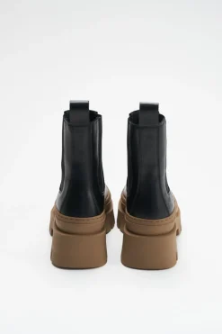 COPENHAGEN STUDIOS Stiefel-Cph686 Vitello Schwarzer Stein