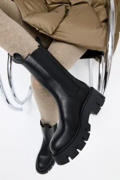 COPENHAGEN STUDIOS Stiefel-Cph139 Vitello Schwarz