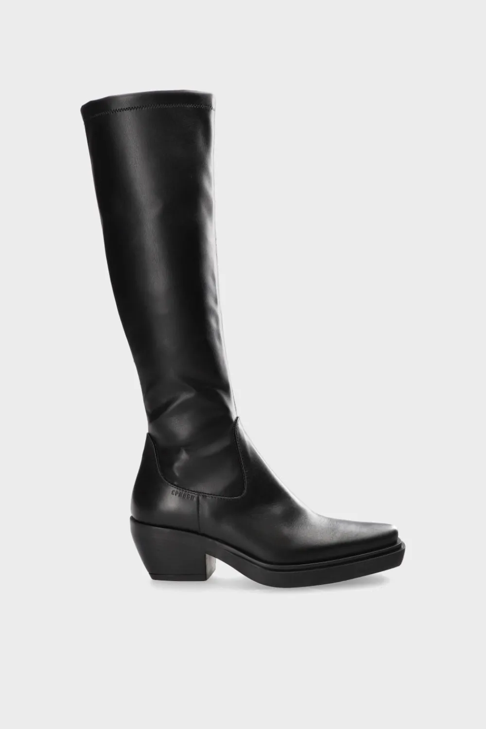 COPENHAGEN STUDIOS Westernstiefel-Cph285 Vitello/Vegan Stretch Schwarz