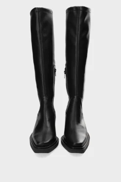 COPENHAGEN STUDIOS Westernstiefel-Cph285 Vitello/Vegan Stretch Schwarz