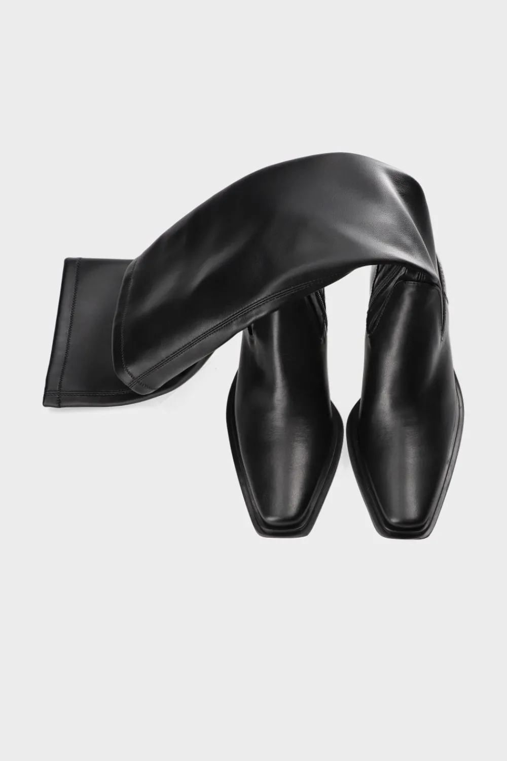 COPENHAGEN STUDIOS Westernstiefel-Cph285 Vitello/Vegan Stretch Schwarz
