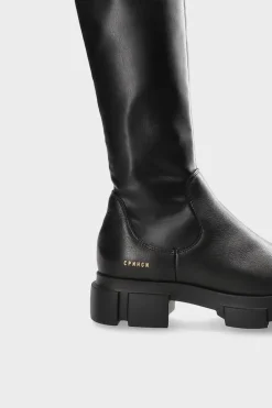 COPENHAGEN STUDIOS Stiefel-Cph544 Vitello/Vegan Stretch Schwarz