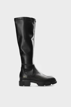 COPENHAGEN STUDIOS Stiefel-Cph556 Vitello/Vegan Stretch Schwarz