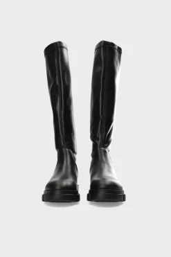 COPENHAGEN STUDIOS Stiefel-Cph556 Vitello/Vegan Stretch Schwarz