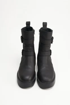 COPENHAGEN STUDIOS Stiefel-Cph641 Washed Vitello Schwarz