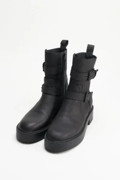 COPENHAGEN STUDIOS Stiefel-Cph641 Washed Vitello Schwarz