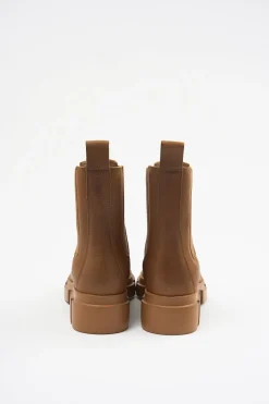 COPENHAGEN STUDIOS Stiefel-Cph570 Waxed Nabuc Cognac