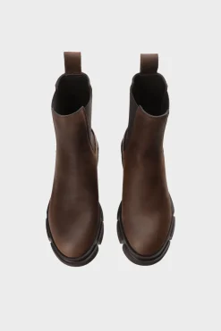 COPENHAGEN STUDIOS Stiefel-Cph570 Waxed Nabuc Schokolade