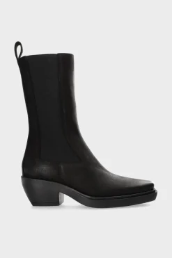 COPENHAGEN STUDIOS Westernstiefel-Cph282 Waxed Nabuc Schwarz