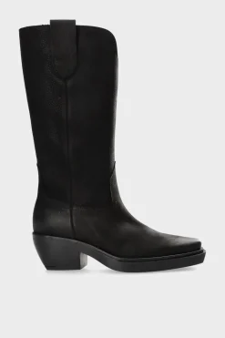 COPENHAGEN STUDIOS Westernstiefel-Cph283 Waxed Nabuc Schwarz