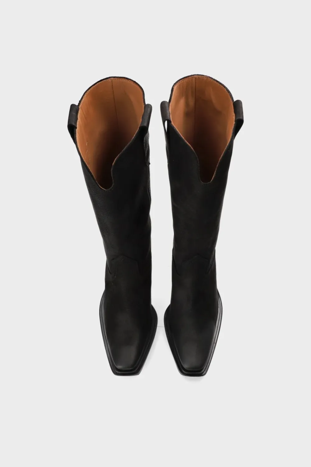 COPENHAGEN STUDIOS Westernstiefel-Cph283 Waxed Nabuc Schwarz
