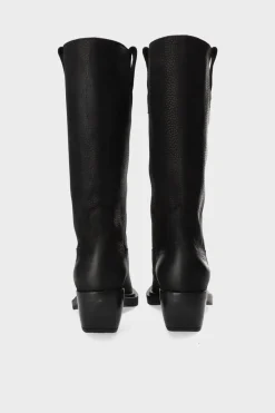 COPENHAGEN STUDIOS Westernstiefel-Cph283 Waxed Nabuc Schwarz