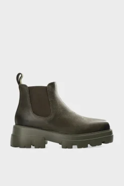 COPENHAGEN STUDIOS Stiefel-Cph155 Waxed Nabuc Khaki