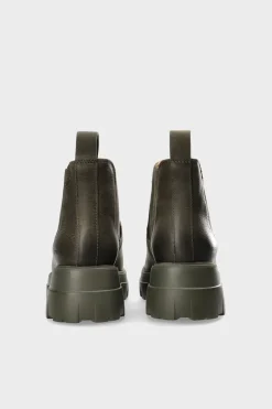 COPENHAGEN STUDIOS Stiefel-Cph155 Waxed Nabuc Khaki