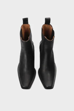 COPENHAGEN STUDIOS Westernstiefel-Cph236 Waxed Nabuc Schwarz