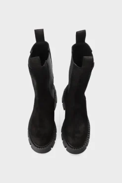 COPENHAGEN STUDIOS Stiefel-Cph139 Waxed Suede Schwarz