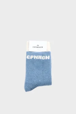 COPENHAGEN STUDIOS Socken-Cph Wool Socks 2 Wool Mix Light Blue