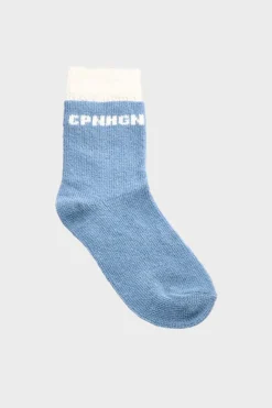 COPENHAGEN STUDIOS Socken-Cph Wool Socks 2 Wool Mix Light Blue