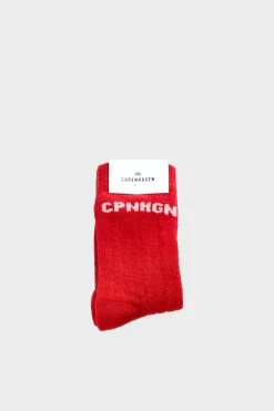 COPENHAGEN STUDIOS Socken-Cph Wool Socks 1 Wool Mix Rot