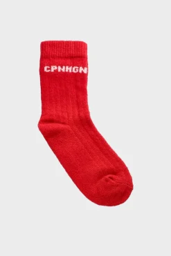 COPENHAGEN STUDIOS Socken-Cph Wool Socks 1 Wool Mix Rot