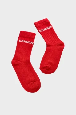 COPENHAGEN STUDIOS Socken-Cph Wool Socks 1 Wool Mix Rot