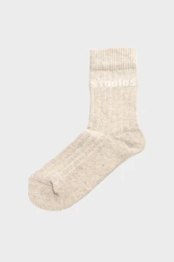 COPENHAGEN STUDIOS Socken-Cph Wool Socks 1 Wool Mix Hell Beige