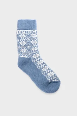 COPENHAGEN STUDIOS Socken-Cph Wool Socks 3 Wool Mix Light Blue