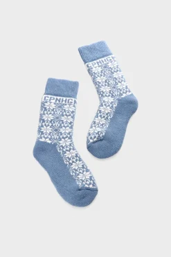 COPENHAGEN STUDIOS Socken-Cph Wool Socks 3 Wool Mix Light Blue