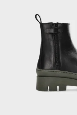 COPENHAGEN STUDIOS Stiefel-Cph686K Vitello Schwarz Grun