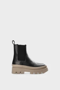 COPENHAGEN STUDIOS Stiefel-Cph686K Vitello Black/Nature