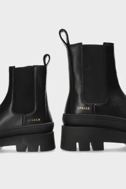 COPENHAGEN STUDIOS Stiefel-Cph686K Vitello Schwarz Schwarz