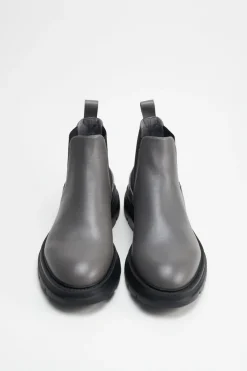 COPENHAGEN STUDIOS Stiefel-Cph514M Vitello Formales Grau