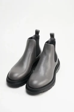 COPENHAGEN STUDIOS Stiefel-Cph514M Vitello Formales Grau