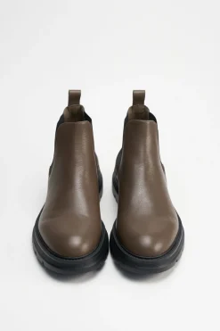 COPENHAGEN STUDIOS Stiefel-Cph514M Vitello Khaki