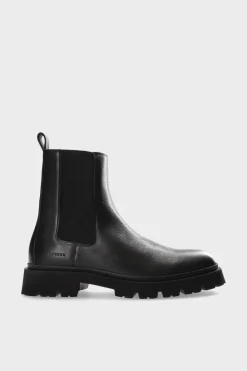 COPENHAGEN STUDIOS Stiefel-Cph127M Vitello Schwarz
