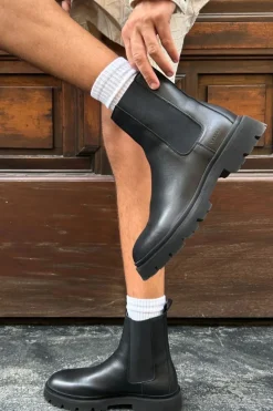 COPENHAGEN STUDIOS Stiefel-Cph127M Vitello Schwarz