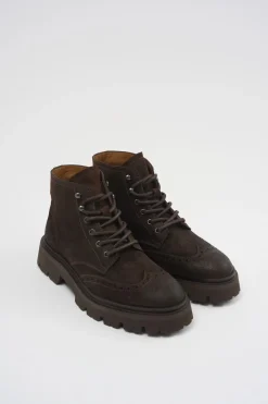 COPENHAGEN STUDIOS Stiefel-Cph179M Waxed Suede Schokolade