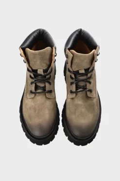 COPENHAGEN STUDIOS Stiefel-Cph171M Waxed Suede Schwarze Olive